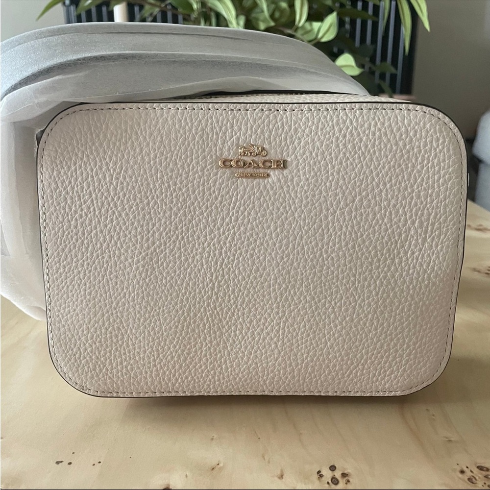 Coach Mini Camera Bag With Signature Coated Canvas Detail